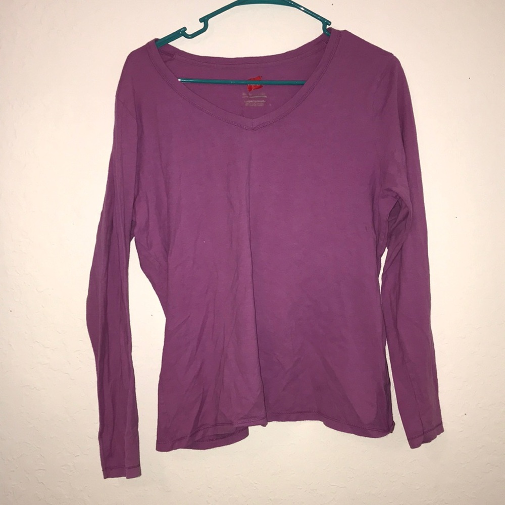 A basic pink long sleeve